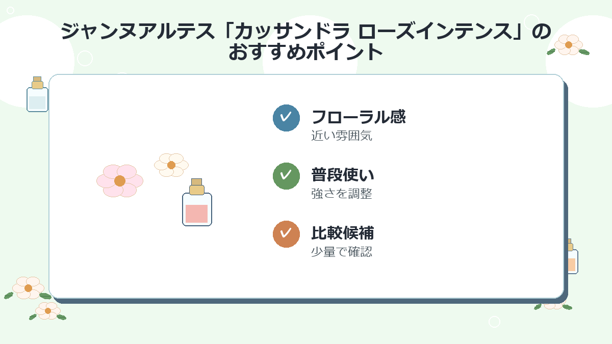 1位：ジャンヌアルテス「カッサンドラ ローズインテンス」