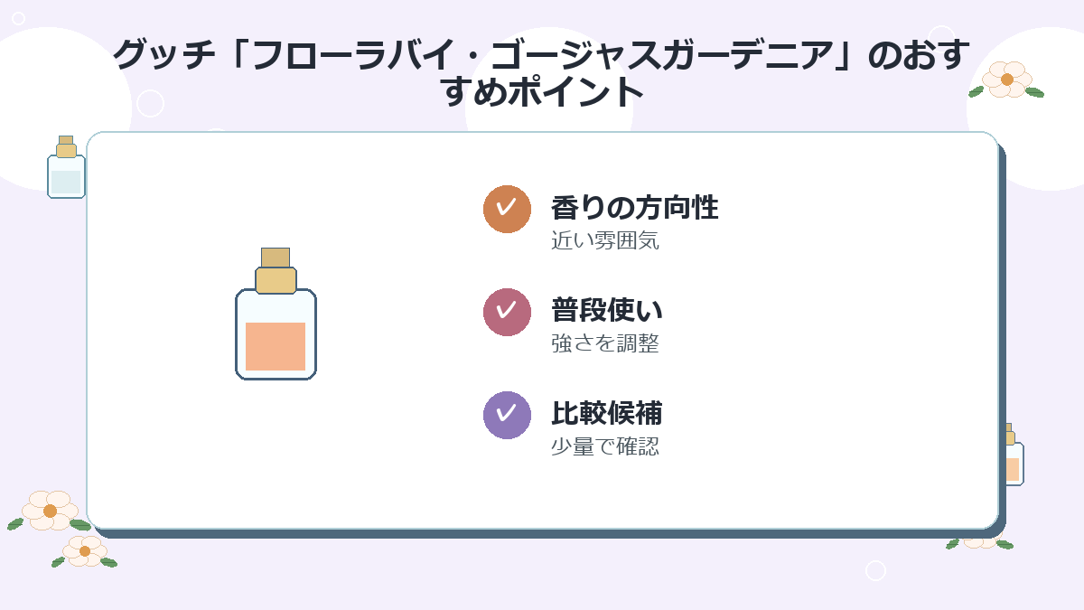 4位:グッチ「フローラバイ・ゴージャスガーデニア」