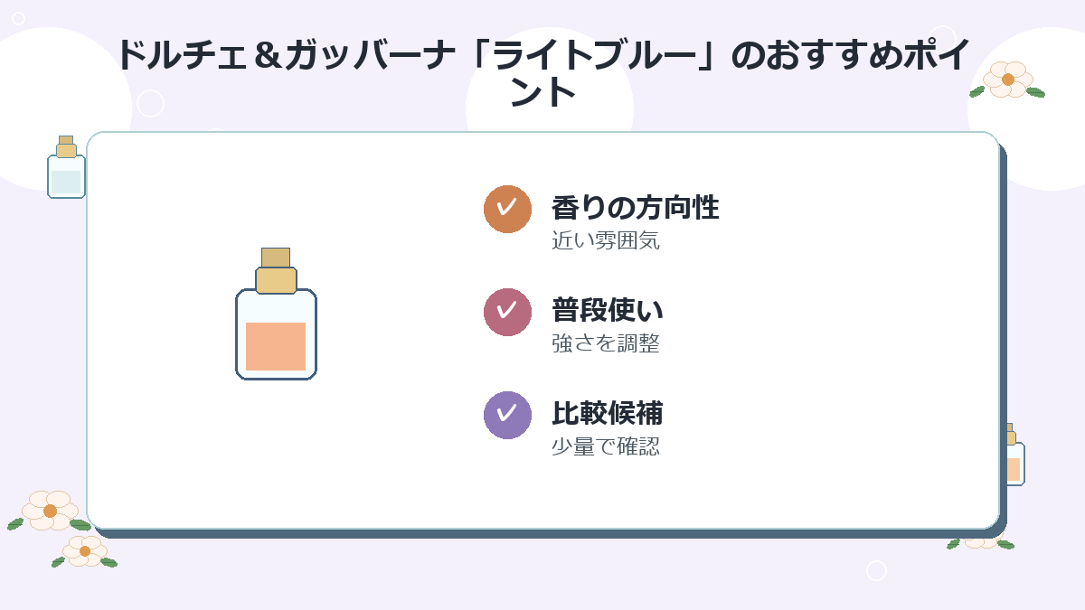 4位：ドルチェ＆ガッバーナ「ライトブルー」