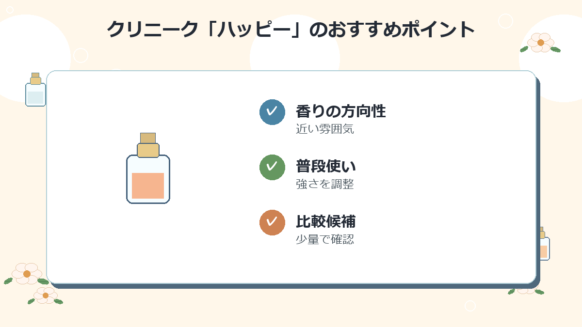 3位：クリニーク「ハッピー」