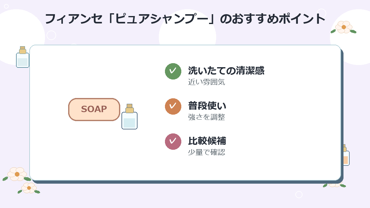 4位：フィアンセ「ピュアシャンプー」