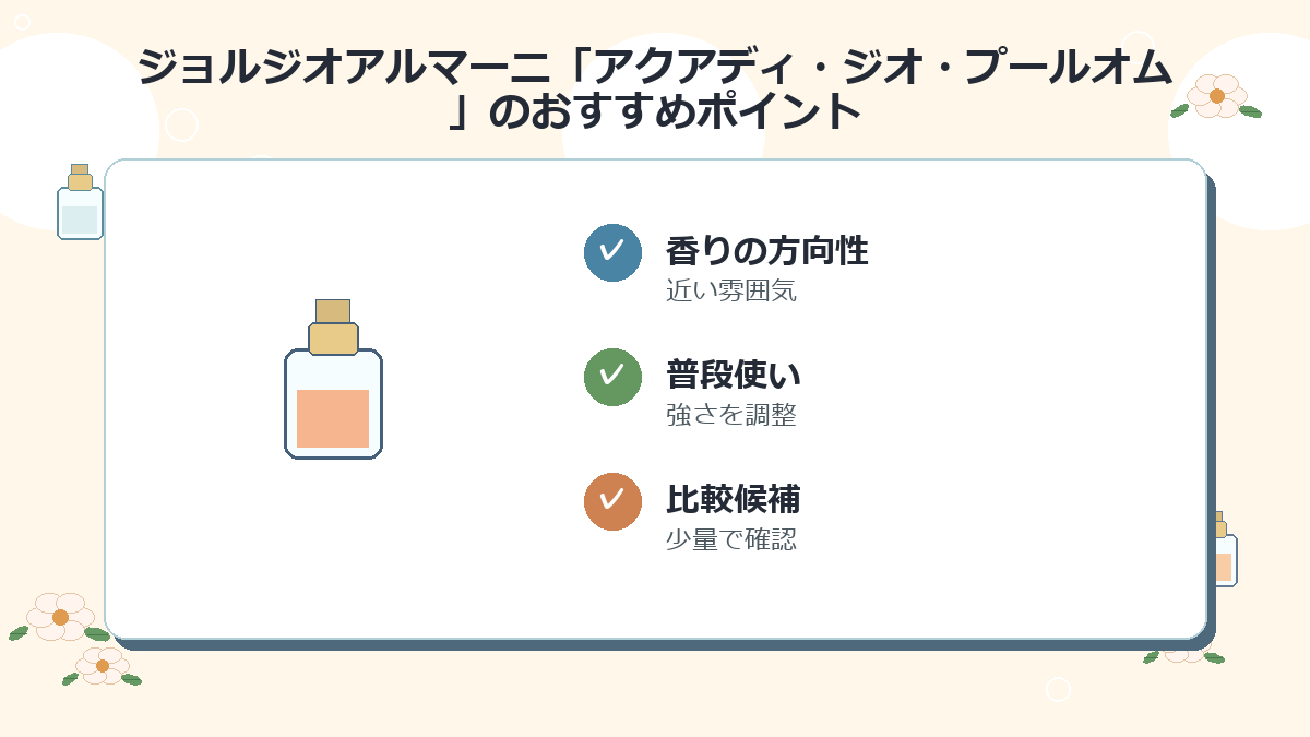 5位：ジョルジオアルマーニ「アクアディ・ジオ・プールオム」
