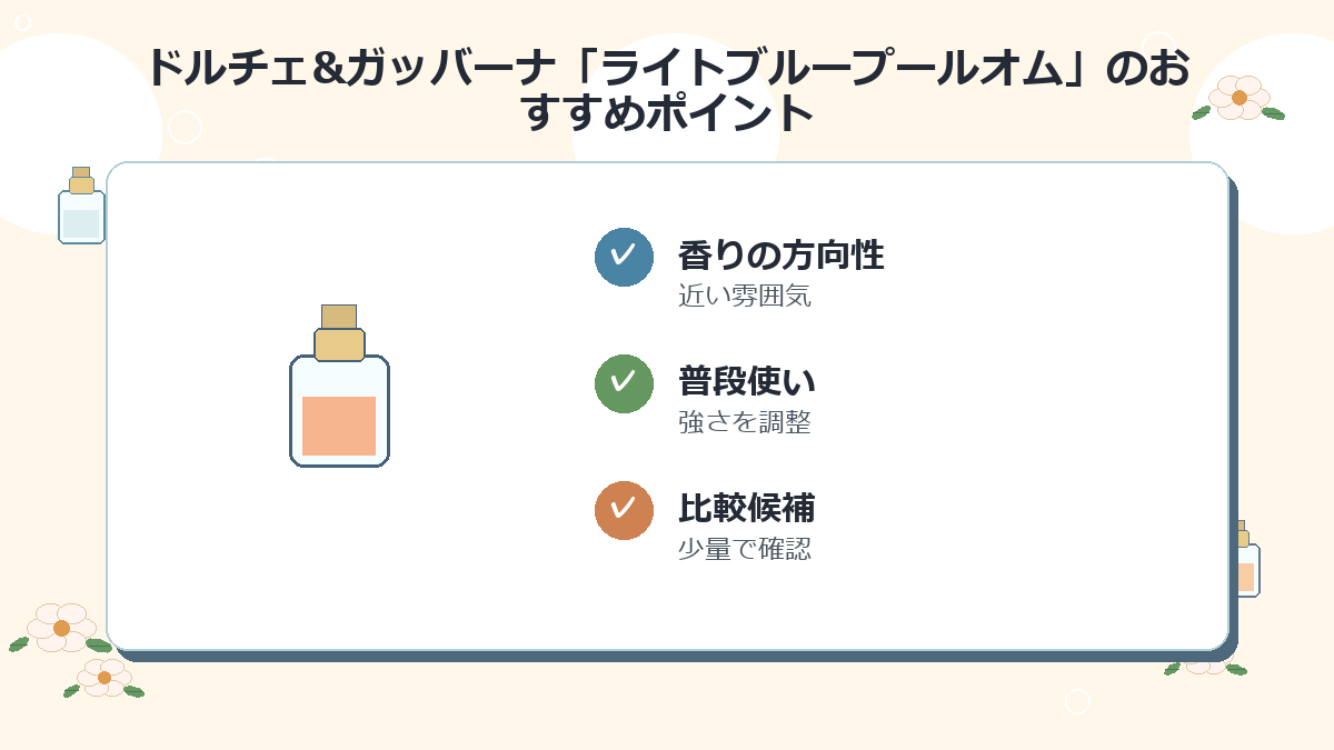 4位：ドルチェ&ガッバーナ「ライトブループールオム」