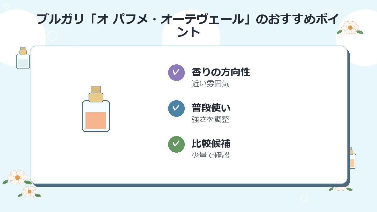 1位：ブルガリ「オ パフメ・オーテヴェール」