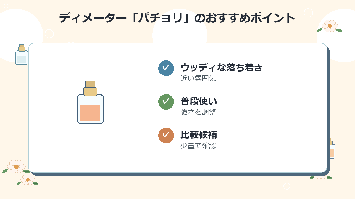 3位：ディメーター「パチョリ」