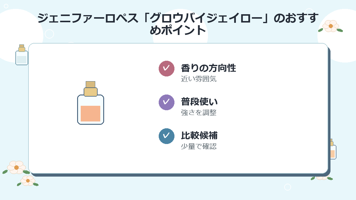 1位：ジェニファーロペス「グロウバイジェイロー」